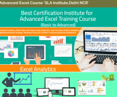 Top Excel Course Program in Delhi, with Free Python by SLA Consultants Institute in Delhi,